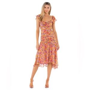 ASTR Deveraux floral dress size S